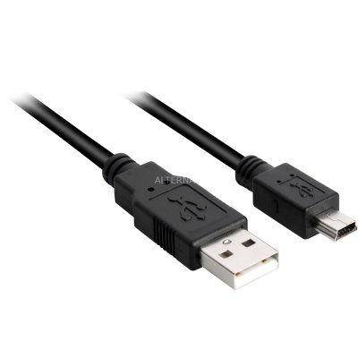SHARKOON  4044951015573 c&acirc;ble USB 2 m USB 2.0 USB A Mini-USB B Noir