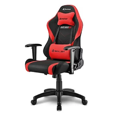 SHARKOON  Chaise de Gaming, Aluminium, Rouge, Petit