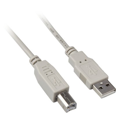 SHARKOON  Kabel Usb2.0 A-B Gy 0,5m