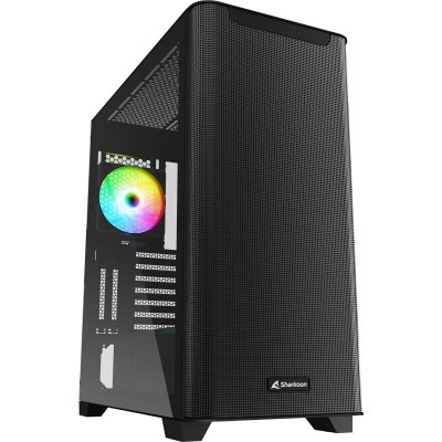 SHARKOON  m30 rgb e-atx cristal templado usb 3.0 negra