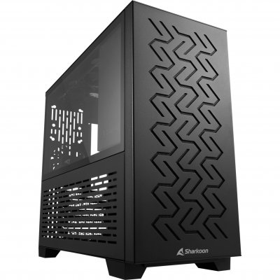 SHARKOON  MS-Z1000 Black, Bo&icirc;tier PC Micro-ATX