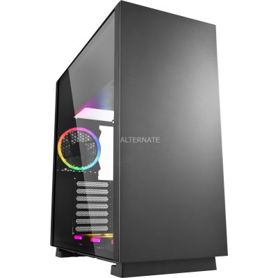 SHARKOON  PURE STEEL - Tour - ATX &eacute;tendu - pas d'alimentation - USB/Audio 