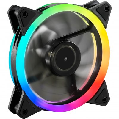 SHARKOON  Shark Blades PWM RGB Ventilateur Noir 120 x 120 x 25 mm