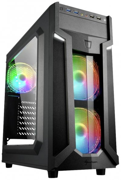 SHARKOON   VG6-W Bo&icirc;tier PC Gamer RGB - VG6-W RGB