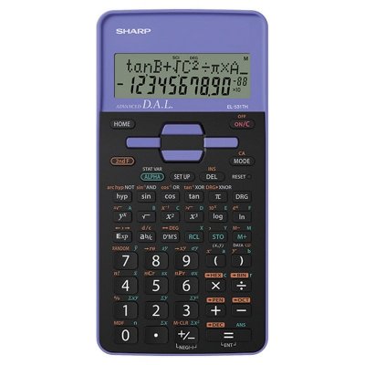 SHARP  EL-531TH Calculatrice scientifique 10 chiffres Violet