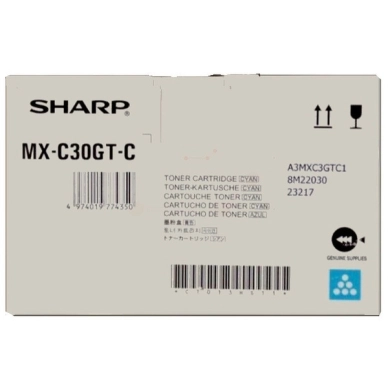 SHARP  MXC30GTC - cyan - originale - cartouche de toner 