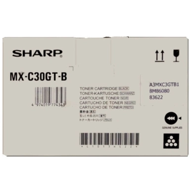 SHARP  Toner noir Original MX-C30GTB