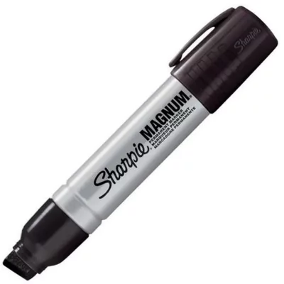 SHARPIE  Marqueur permanent METAL MAGNUM, pointe biseaut&eacute;e,