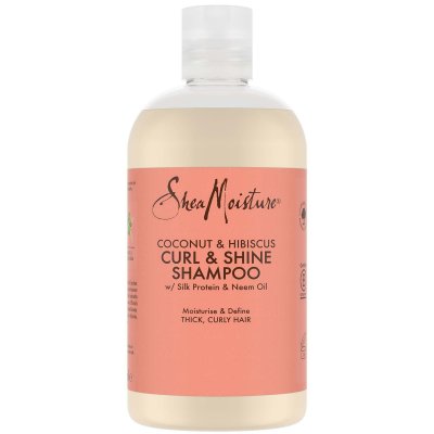 SHEAMOISTURE Shea Moisture Coconut & Hibiscus Curl & Shine Shampoo 379ml
