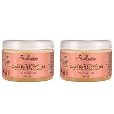 SHEA MOISTURE  Gel Souffl&eacute; D&eacute;finition Boucles Coco/Hibiscus 340 g