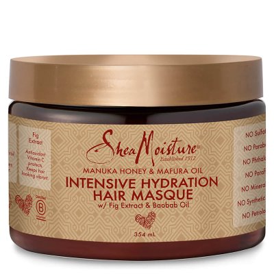 SHEA MOISTURE  masque cheveux miel de manuka & huile de mafura 355ml