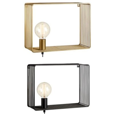 MARKSLOJD SHELF-Applique murale &eacute;tag&egrave;re M&eacute;tal L38cm Dor&eacute; Marksl&ouml;jd