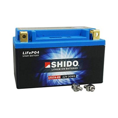 SHIDO  Batterie Lithium-Ion, moto & scooter, LTX7A-BS