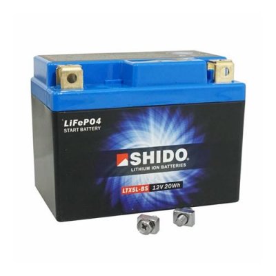 SHIDO  LTX5L-BS LION -S- Batterie Moto Lithium Ion 12V 20WH.