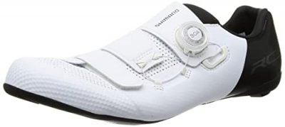 SHIMANO  Chaussure v&eacute;lo route Rc502 White Homme Blanc/Noir taille 44
