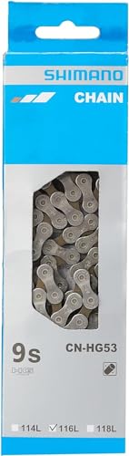 SHIMANO  CN-HG53 Cha&icirc;ne 116 Maillons CN-HG53 9-Vitesses
