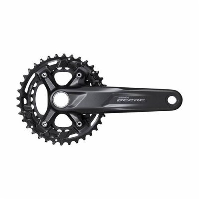 SHIMANO  Deore M5100 2x11 Speed Boost Chainset - Noir} - 36.26t}, Noir}
