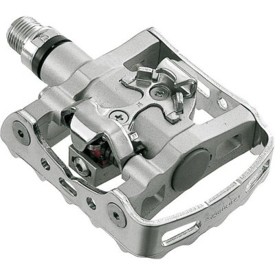 SHIMANO  M324 SPD P&eacute;dales Avec Cales SM-SH56 Argent Bronze