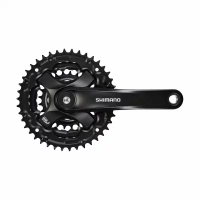 SHIMANO  Tourney Ty501 6-8s Crankset Noir 170 mm / 48/38/28t
