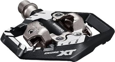 SHIMANO  XT M8120 SPD Paia Pedali Unisex Adulto, Nero, Taglia Unica
