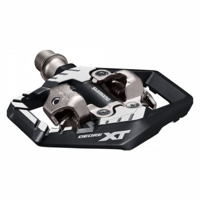 SHIMANO  XT M8120 SPD Paia Pedali Unisex Adulto, Nero, Taglia Unica