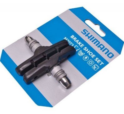 SHIMANO  Y8BM9810A_schwarz Paire de patins de frein M600, Noir