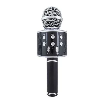 GENERIQUE SHOP-STORY - Micro de karaok&eacute; sans fil avec Fonction bluetooth - Noir