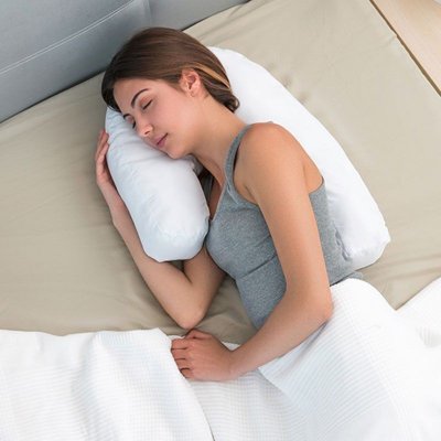 SHOP STORY SHOP-STORY - Oreiller ergonomique de position lat&eacute;rale en forme de U