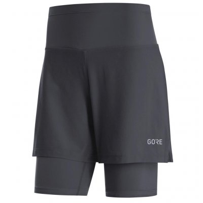 GORE WEAR Short de running Femme  R5 (2 en 1) - Extra Small Noir