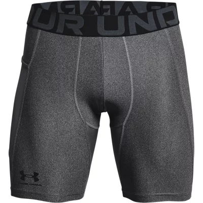 UNDER ARMOUR Short fonctionnel  HeatGear&reg; Compression gris fonc&eacute;