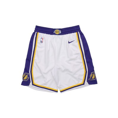 NIKE Short  Nba Swingman Los Angeles Lakers Pour Homme - Blanc