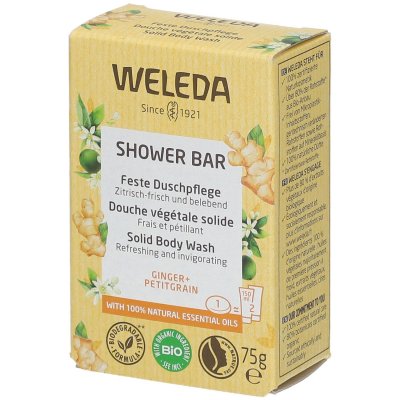 WELEDA SHOWER BAR jab&oacute;n de ducha s&oacute;lido energizante 75 gr