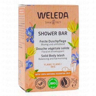 WELEDA SHOWER BAR jab&oacute;n de ducha s&oacute;lido envolvente 75 gr
