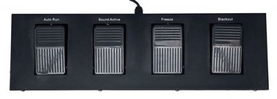 SHOWTEC  footswitch p&eacute;dalier pour set d'&eacute;clairage LED pliable
