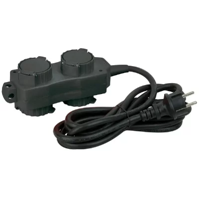 SHOWTEC  MultiPrise 2 + 2-way IP20 Multisocket