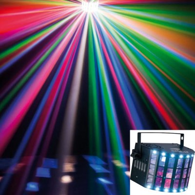SHOWTEC  Techno Derby Effet lumineux 2-en-1 - Effets de projecteurs LED