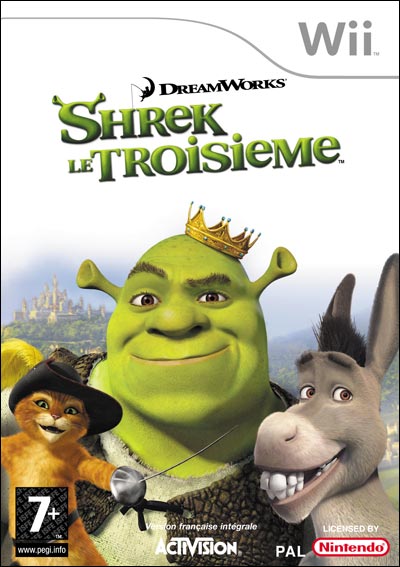 SHREK LE TROISIEME / JEU CONSOLE NINTENDO Wii