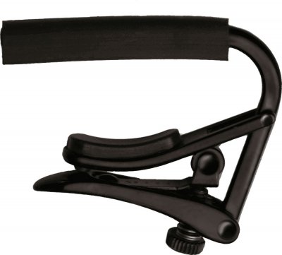 SHUBB  C1k Capo Noir Capodastre Pour Guitare Folk & &Eacute;lectrique Noir