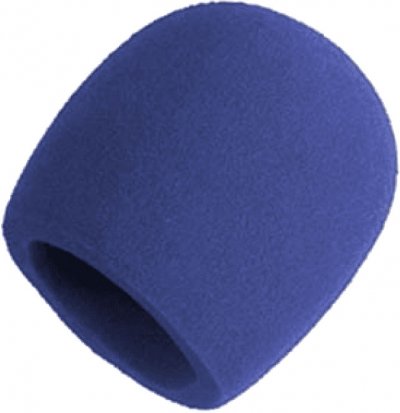 SHURE  A58WS Foam Windscreen for Ball Type Microphone Blue