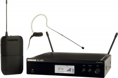 SHURE  Blx14r / Mx53 - Syst&egrave;me Sans Fil - Micro Tour D'oreille Mx153 - R&eacute;cepteur Rackable Blx4r