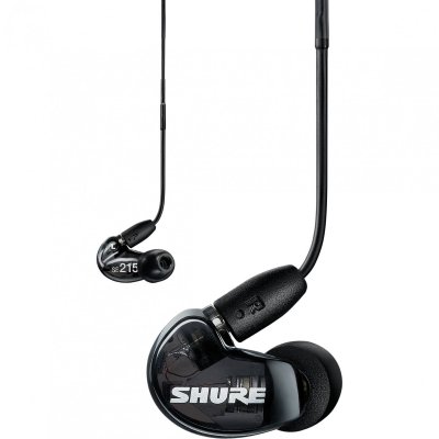 SHURE  SE215-K &eacute;couteurs intra-auriculaires &agrave; isolation phonique (noir)