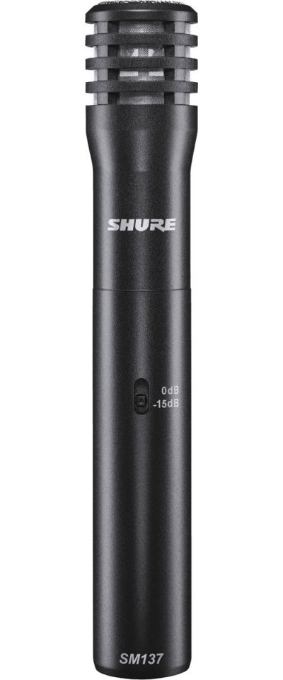 SHURE  SM137 - Micro instrument Statique Cardio&iuml;de