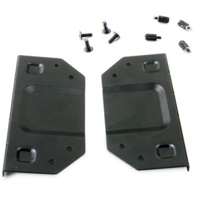 SHUTTLE  PV04 - Support de montage mural de l'&eacute;cran - noir - pour XPC slim DH610S, DH670