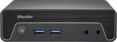 SHUTTLE  XPC nano NE1010BA - N-series N100 8 Go RAM 128 Go Intel UHD Graphics - Noir