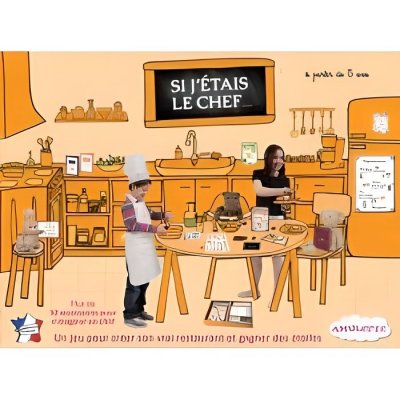 AMULETTE Si j'&eacute;tais le Chef -  orange