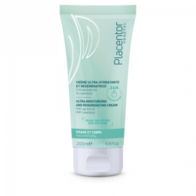 PLACENTOR VEGETAL Sicobel  Cr&egrave;me R&eacute;g&eacute;n&eacute;ratrice Ultra-Hydratante 200ml