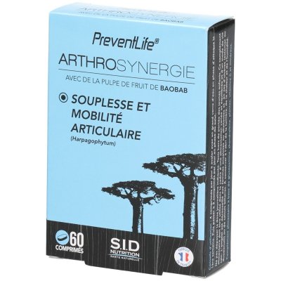 S.I.D NUTRITION SID NUTRITION PreventLife AthroSynergie bo&icirc;te de 60 comprim&eacute;s