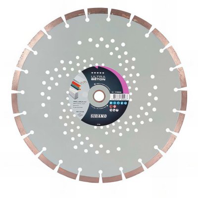 SIDAMO  - Disque Diamant Ultra Beton - D. 350 X 25,4 X H 12