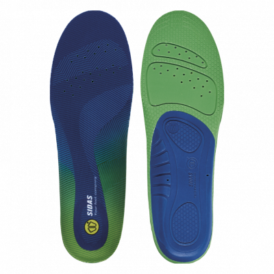 SIDAS  - Comfort 3D - Semelles randonn&eacute;e Bleu / Vert - 37 - 38