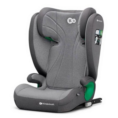 KINDERKRAFT Si&egrave;ge Auto 100-150cm  Junior Fix 2 i-Size - Rocket Grey